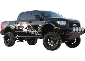 N-Fab - 0721 Tundra Crewmax 5ft Sb Nerf Step (w2w) Black Powder Coated - T0786CC