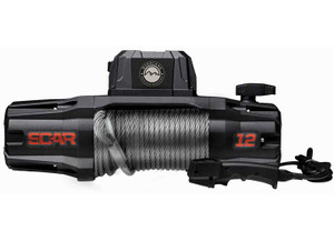 Overland Vehicle Systems - 12.0 Winch  12000 Lb. Scar Winch With Wireless Remote Steel Cable - 19119901