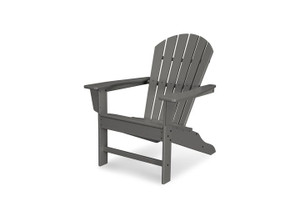 Polywood - Polywood South Beach Adirondack In Slate Grey - SBA15GY