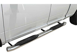 ProMaxx Automotive - 19c Silverado/sierra 1500/2500/3500 Crew Cab Ss 4in Curved Oval Step Bars - 41124S