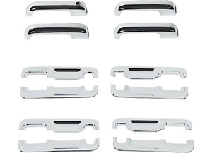 Putco - 1520 F150 4dr Deluxe Chrome Door Handle Covers W/driver Keyhole(covers Functional Sensors) - 401063