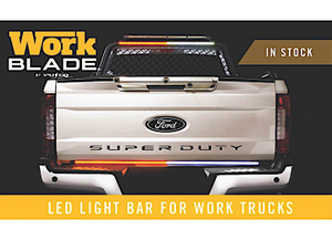 Putco - Work Blade Amber & White 18in Strobing 64 Patterns - 93009-18