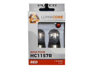 Putco - Lumacore 1157 Red  Pair (x3 Strobe With Bright Stop) - HC1157R