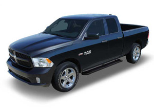 Raptor - 0918 Ram 1500 Quad Cab 6in Black Textured Aluminum Oem Running Boards - 1702-0051BT