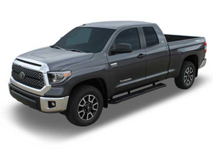 Raptor - 0721 Tundra Double Cab 6in Black Textured Aluminum Oem Running Boards - 1704-0132BT