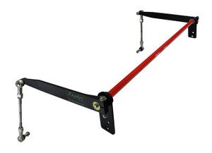 Raptor Series Off-Road - 0718 Jeep Jk Rear Sway Bar Kit 06 In. W/ Adjustable Link And Braided Stainless Steel Brake Lines - 170107-405500