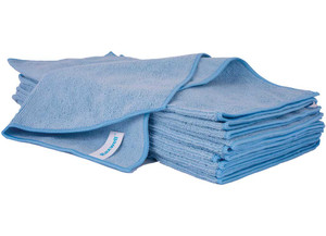 Raxwell Industries - Microfiber Cloth General Purpose Lightweight 16x16 Blue 12 Pack - RJC1002