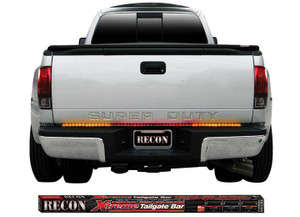 Recon Truck Accessories - 60in Tailgate Bar W/ Amber Scanning Led Turn Signals & Red L.e.d. Brake/running - 26416X
