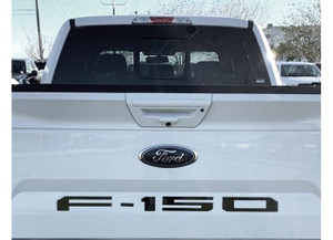 Recon Truck Accessories - 1819 F150 Raised Logo Acrylic Emblem Insert 1piece For Tailgateblack - 264382BK