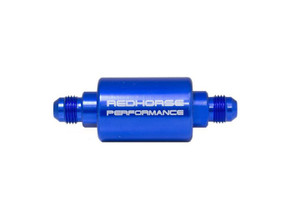 Red Horse Performance - 06 Inlet 06 Outlet An High Flow Fuel Filter  Blue - 822314