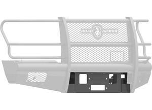 Road Armor - 1722 F250/f350/f450 Vaquero Front Bumper Accessory Winch Plate Texture Black - 617V-WP