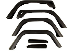 Rugged Ridge - Fender Flare Kit 7inch Wide Rugged Ridge For 9706 Jeep Wrangler (six Piece K - 11608.01