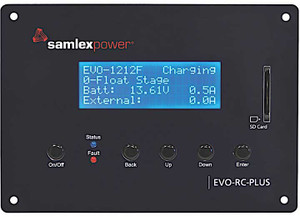 Samlex America - Evorcplus Remote Control For Evo Inverter Charger 1212f 1212fhw 1224f 1224fhw - EVO-RC-PLUS