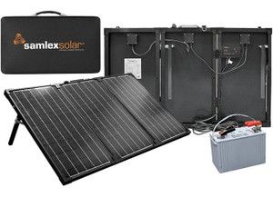 Samlex America - Portable Solar Charging Kit 135w For 12v Led Acid Batteries - MSK-135