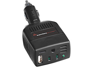 Samlex America - Modified Sine Inverter 12v 115 Vac 100w W Usb Charge Port - SAM-100-12