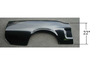 Sherman Parts - Lh Quarter Panel Skin W/o Ornament Holes Mustang 6768 - 466-50L