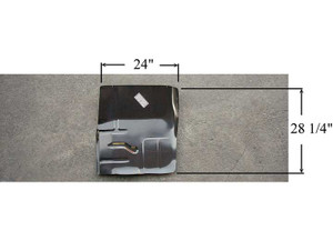 Sherman Parts - Lh Cab Floor Front Sec Ford P/u 8098; Bronco 8096 - 575-40L