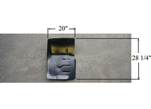 Sherman Parts - Rh Cab Floor Front Sec Ford P/u 8098; Bronco 8096 - 575-40R