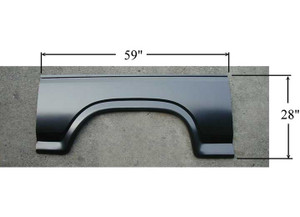 Sherman Parts - Rh Wheel Opng Repair Panel Full W/o Gas Hole Ford P/u 8086 - 575-59R