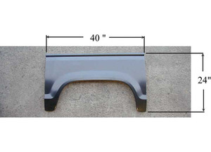 Sherman Parts - Lh Whl Opng Repair Pnl Ext Ranger 8388 (will Not Fit 8992  3/8 Diff In Length Of Whl Arch Area) - 576-59AL