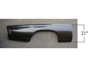 Sherman Parts - Lh Quarter Panel Skin Lower Half 2 Door 21 In. X 77 In. Chevelle/malibu 7072 - 708-50L