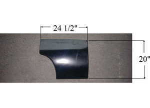 Sherman Parts - Lh Quarter Panel Front Sec 2 Door Chevelle/malibu 7072 - 708-56L