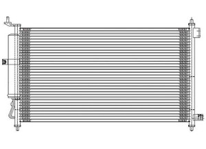 Sherman Parts - Condenser W/ Receiver Dryer Versa 0711 - 83594