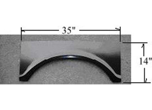 Sherman Parts - Lh Wheel Arch Patch Panel Chevy/ Fleetside P/u 6772 - 897-59L