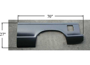 Sherman Parts - Lh Quarter Panel Skin W/ Gas Hole 2 Door Blazer/jimmy 8394 - 905-50BL