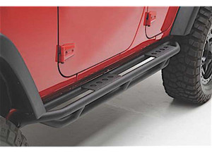 Smittybilt - 0718 Wrangler Jk 4 Dr Src Rock Crawler Side Armor; Black Textured - 76634