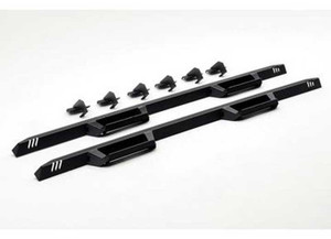 Smittybilt - 15c Ford F150 Crew Cab/ 17c F250/f350 Crew Cab Nerf Step Squared Black (pair) - EXF15CC-TX