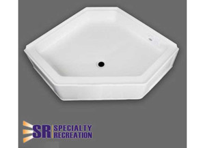 Specialty Rec - Neo Shower Base 34 X 34 Fc Drain White - NSB3434WC