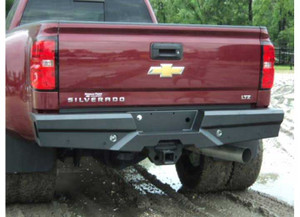 Steelcraft Automotive - 1119 Silverado 2500/3500 Elevation Rear Bumper Replacement Fine Textured Black - 65-20410