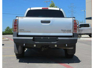 Steelcraft Automotive - 0515 Tacoma Textured Black Fortis Rear Bumper - 76-23370