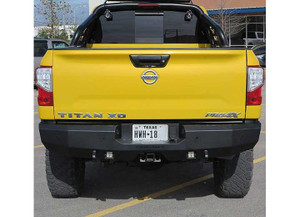 Steelcraft Automotive - 16c Titan Xd Textured Black Fortis Rear Bumper - 76-24080