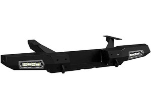 Thumper Fabrication - 24c Polaris Ranger 1500 Xd Rear Winch Bumper Black No Lights - TF230601-BK