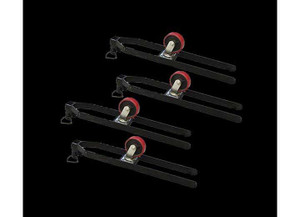 Tuxedo Auto Equipment - Fp8k6in Poly Caster Kit - FP8K-PLYCASTERKIT