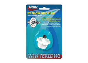 Valterra - Blow Out Plug White Carded - P23500VP