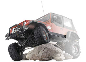 Warn - Rock Sliders Tj - 63002