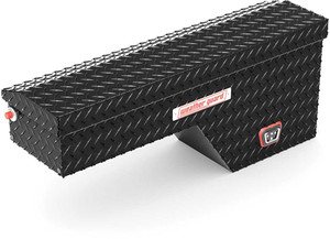 Weather Guard - Aluminum Passenger Side Wheel Well Box 3.4 Cu Ft  Gloss Black Finish - 173-5-04