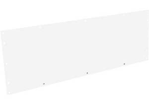 Weather Guard - Accessory Back Panel 73/4in Tall For 52in Shelf Unit  White Steel Finish - 2814256