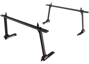 Weather Guard - Universal Aluminum Truck Rack Fits Most Full Size And Compact Trucks Matte Black Finish 800 Lbs - TR801-A