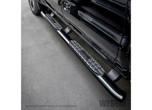 Westin Automotive - 19c Silverado/sierra 1500/20c Silverado/sierra 2500/3500  Dbl Cab Black Pro Traxx 4 Oval Nerf Bars - 21-24125