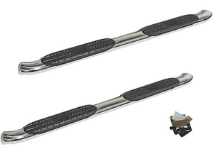 Westin Automotive - 15c F150 Supercrew/17c F250/f350 Crew Cab Pro Traxx 5in Oval Step Bar  Stainless Steel - 21-53940