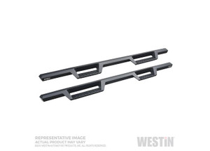 Westin Automotive - 19c Silv/sierra 1500/20c Silv/sierra 2500/3500 Hd Dbl Cab Txt Black Hdx Drop Nerf Bars - 56-14125