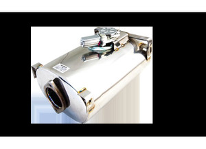 X-Force Exhaust - Varex Oval Muffler 8inx5in (15in Long) 2.5in Inlet & Pipe Side/short Flange Thre - VMK20-250