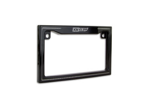 XK Glow - Motorcycle License Plate Frame Light W/ Turn Signal  Black - XK034018-B
