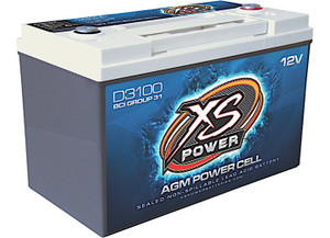 XS Power - 12v Bci Group 31 Agm Battery Max Amps 5000a Ca: 1360 Ah: 110 4000w / 5000w - D3100