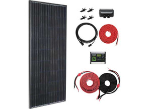Zamp Solar - Legacy Black 190 Watt Dual Battery Solar Deluxe Kit (30 Amp) - KIT1024