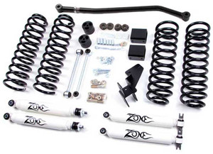 Zone Offroad - (kit) 07c Jeep Wrangler 4dr 4in Suspension Kit - J15